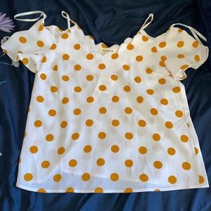 (new!) monteau off the shoulder blouse